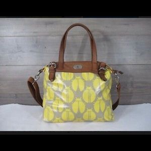 Fossil Key Per yellow lady bug bag